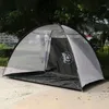 outside tent