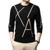 Ny mode varumärke sticka high end designer vinter ull pullover svart tröja för man cool autum casual jumper herrkläder 201123