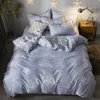 Hjärtutskrift Sängkläder 3 / 4st sängkläder Hem Textil Duvet Cover Set Classic BedClothes Modern Sheet Pillowcase King Bedset 201114