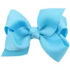 Girls Hair Clips Grosgrain Ribbon Hairbows with Clip Handmade Bows Hairclips Hairpins Cute Headwear Baby Girl Accessories 20 Color9599938