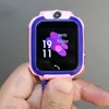 Q12 pulseira de relógio inteligente infantil lbs localizado smartwatch com câmera de discagem caixa de varejo à prova d'água para crianças uso interno e externo