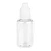 Boston Redonda 3ml 5ml 10ml 15ml 20ml 30ml 50ml PET Garrafa De Tinta De Plástico Difícil Transparente Vazia Óleo Squeeze Garrafas De Tinta De Tatuagem Atacado