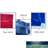 1000Pcs Glossy Colorful Aluminum Foil Heat Seal Storage Pack Bag Zipper Reusable Beans Nuts Food Packaging Bags