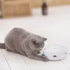 Electric Smart Teasing Stick Crazy Game Spinning Catching Mouse Donut Automatic Turntable Cat Toy LJ201125