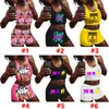 Summer Designer Women Tracksuits 2 Piece Set Shorts Yoga Pants Letter Printed Casual Tops Suit Plus Size Clothing