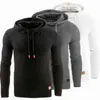 Autumn Winter Sweater Men Fashion Hooded Mens Sweater Plus Size 5XL Casual Pullover Coat Men Solid Sweat Shirts Casual 220108