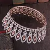 2021 Novos Cristais Brancos Prata Impressionantes Tiaras de Casamento e Coroas Bridal Tiaras Acessórios Vintage Barroco Barroco Tiaras Coroas 12142