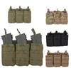 Tactical Mag G36 트리플 매거진 파우치 Airsoft Gear Molle Bag Vest 위장 고속 카트리지 클립 탄약 캐리어 Ammo Holderno11-560