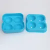 4 Grids Ice Ball Mould Chocolate Candy Moulds Food Grade Silicone Ice Cube Mold Cake Baking Molds Kitchen Accessories 12 Colors BH6027 TYJ
