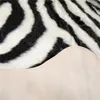 Imitation Animal Skin Carpet Non-slip Cow Zebra Striped Area Rugs and Carpets For Home Living Room Bedroom Floor Mat 220301