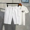 Mężczyźni Letnie Szorty Koreańska Moda Biznes Dorywczo Chino Biuro Spodnie Cool Oddychająca Odzież Solid Color 220301