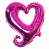 Ballons à hélium en forme de cœur creux de 18 pouces, en aluminium, fournitures de décoration pour mariage, saint-valentin, fête d'anniversaire