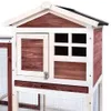 US STOCK TOPMAX TOPMAX En Bois Pet Home House House Lapin Bunny Bois Hutch Dog Maison Chicken Coops Cages Cages, Auburn A08 A48 A16
