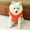 Snö Vinter Kläder för Big Dog Christmas XS 4XL 7XL Små Stora Djur Pet Jacket Coat Costumes Tillbehör för Husky Pitbull Cat T200710