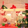 Household Christmas Theme Lamp String Santa Claus Pattern LED Family Indoor Decorate Energy Saving 3D Coloured Lights New Arrival 9cy J2