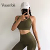 Bayan 2 Parça Kıyafet Yoga Spor Egzersiz Seti Artı Boyutu Kadınlar Için Giysileri Spor Sutyen Ve Kesintisiz Spor Tayt Tayt Setleri Activewear1
