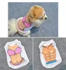 Husdjur hundkläder kläder mode personlighet bikini utskrift avslappnad katter väst sexig husdjur kappa kläder