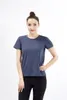 Mulheres camisa de ioga esportiva de secagem rápida manga curta exercícios respiráveis tops de ioga academia corrida fitness roupas esportivas