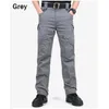 IX9 City tactical Pants men Cargo Pants Men Workwear clothes trousers Sport Many Pockets Stretch Cotton track Y