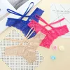 Mode voir à travers des culottes en dentelle culottes cravates taille basse lingeries femmes sous-vêtements tongs g cordes femmes vêtements volonté et cadeau de sable