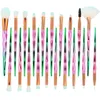 Cosmetici Trucco 20 pezzi Set pennelli trucco 5 colori Set pennelli ombretto viso pinceaux de maquillage MAG5527