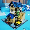 1298 шт. Модель Строительные Комплекты Блоки Французской страны Вилла DIY Дома Развивающие игрушки для детей