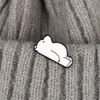 Cartoon Animal Polar bear Cranes Brooch Pins Set Funny Zinc Alloy Balloon dog Brooches for Girls Xmas Gift Badges Bag Pin4921485