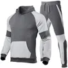 2022 Herentracksuits Herfst Winter Sets Rits Hoodie + Broek Stukken Casual Trainingspak Mannelijke Sportkleding Gym Merk Kleding Sweat Suit S-3XL