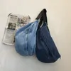 Bolsas de ombro de jeans de jeans unsisex saco de crossbody para mulheres bolsas mensageiras de grande capacidade para bolsos para mujer 201118