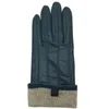 Wholesale-Gloves 2020 new style ladies sheepskin dark green leather fashion winter warmth beautiful free shipping genuine leather driving