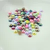 Wholesale pack mélange AB Couleurs Craft ABS Imitation Perles À moitié rond Perles Passes Résine Perles Scrapbook Décorer Diy Plus de tailles