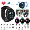 D18 montre intelligente hommes femmes tension artérielle bracelet rond étanche Sport montres Fitness Tracker pour téléphone Android Ios