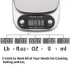 Bilancia da cucina digitale / Bilancia da laboratorio Bilancia per alimenti accurata multifunzione per la cottura al forno con display LCD, 5 kg / 10 kg LJ200910