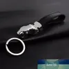 Men Leather Keychain Gifts Jaguar Car Key Chain Stainless Key Ring Metal Keychains Men Jewelry