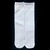 白い靴下の昇華空白印刷デジタルDIYプレーンカジュアル2つの編まれた女性男の男の靴下様々なサイズ1 9wg K2