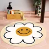 Round Cartoon Carpets For Living Room Bedroom Bedside Rug Coffee Table Floor Mat Large Area Lounge Children 220301