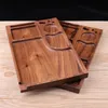 handgemaakte houten trays