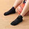 Chaussettes pour hommes Courir respirant Sports Basketball Vélo Hommes Femmes Anti-Slip Humidité Epaissant Athlétique