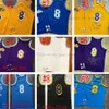 Mitchell and Ness Real Authentic Stitched West Basketball Maglie Steve Charles Nash Barkley John Karl Stockton Malone Carmelo Dikembe