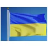 Ukraine Country National Flags 3'X5'ft 100D Polyester Hot Sales High Outdoor Quality With Two Brass Grommets