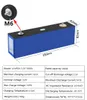 LiitoKala 3.2V 180Ah Lifepo4 Batteria 3C ad alta corrente di grande capacità Celle per auto fai da te 12V 24V 36V 48V 180 Ah Accumulo di energia solare RV golf car