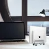 Support vertical pour ordinateur portable en aluminium de qualité supérieure, support de bureau réglable à 3 emplacements pour tous les MacBook/MacBook Pro/MacBook Air, ordinateurs portables et autres tablettes (gris)