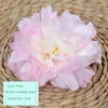 Simulering fransk romantisk peony blomma huvuden silke falska blommor bröllop blomma vägg arrangemang bakgrund dekoration blommig konst