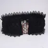 Belts Luxury Fashion Dress Decoration Wide Girdle For Women Skirt Lace Elastic Sash Female Belt 11cm Black White Red