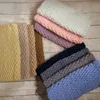 D&J Handmade Acrylic Hand Knitting Soft Baby Photography Blanket Chunky Bump Blankets Newborn Basket Filler Newborn Prop LJ201014