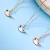 Ozean Halskette S925 Sterling Silber einfache Temperament Mode Shell niedlichen Wal Schlüsselbein Kette weibliche Accessoires Q0531