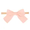 Cute Little Daisy Pattern Bows Elastic Hairband Vintage Print Bowknot Traceless Nylon Headband Baby Accessories Holiday Gifts