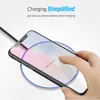 15W Fast Qi Wireless Charger For iPhone 12 11 Pro Xs Max X Xr 8 Plus Quick Wireless Charging Charger Pad For Samsung