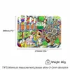 New Printed Silicone baking mats dab mat rectangle shape Non-Stick Pads Food Grade roast pads kitchenware