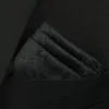 Pocket fyrkantig handdukstillbehör brudgummen slipsar paisley fasta färger vintage affärsdräkt bröst halsduk 25x25 cm